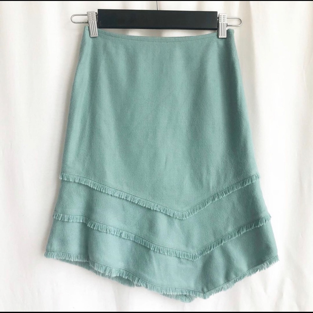 Vertical Club knitted skirt